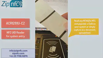 Now available at ZipNFC shop the ACS ACR1281U-C2 NFC UID Reader